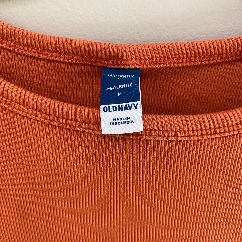 Old Navy Burnt Orange Maternity Dress - Picture 3 of 4